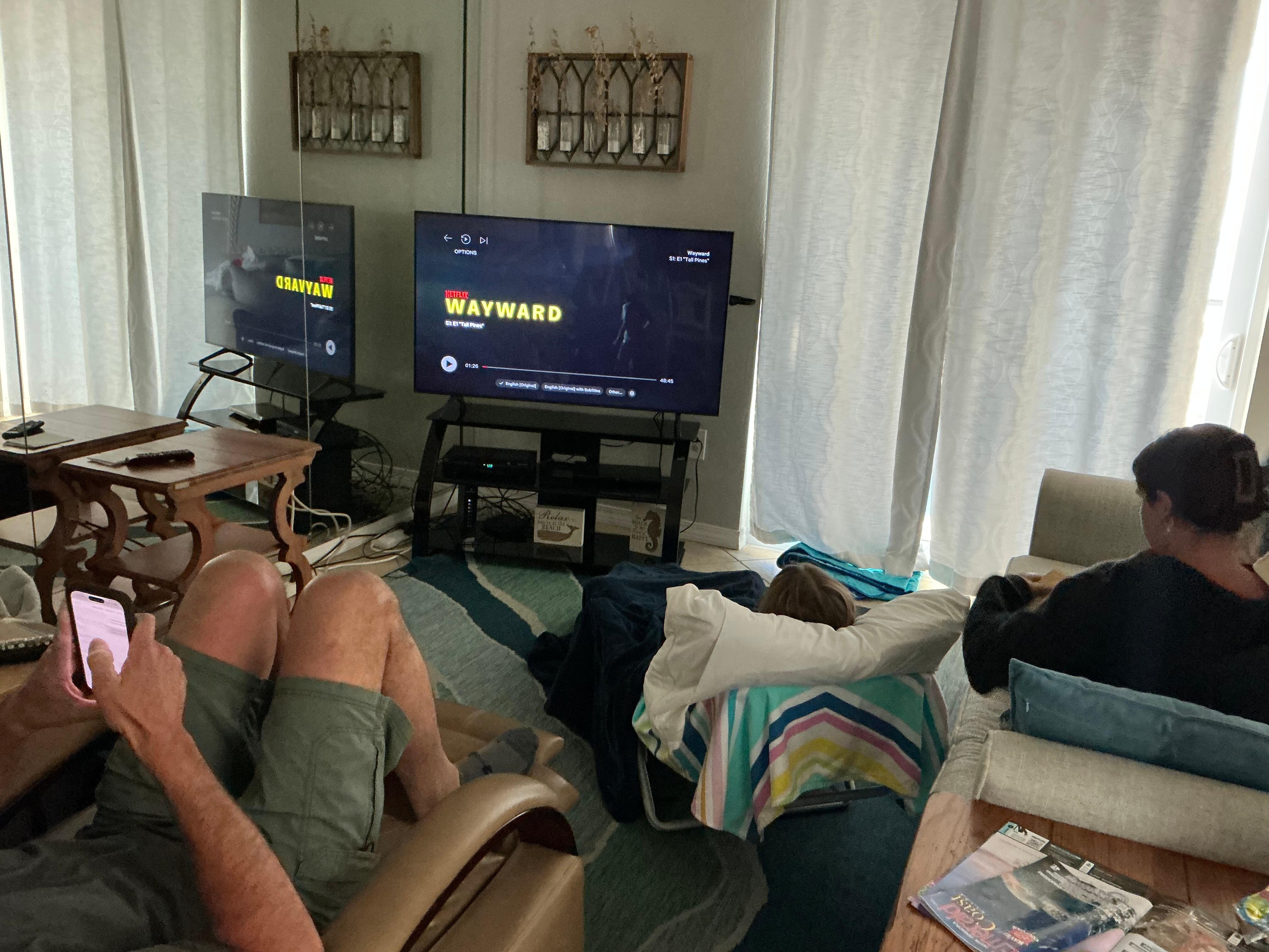 Cold nights call for family Netflix time