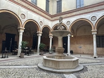 The courtyard where we had drinks