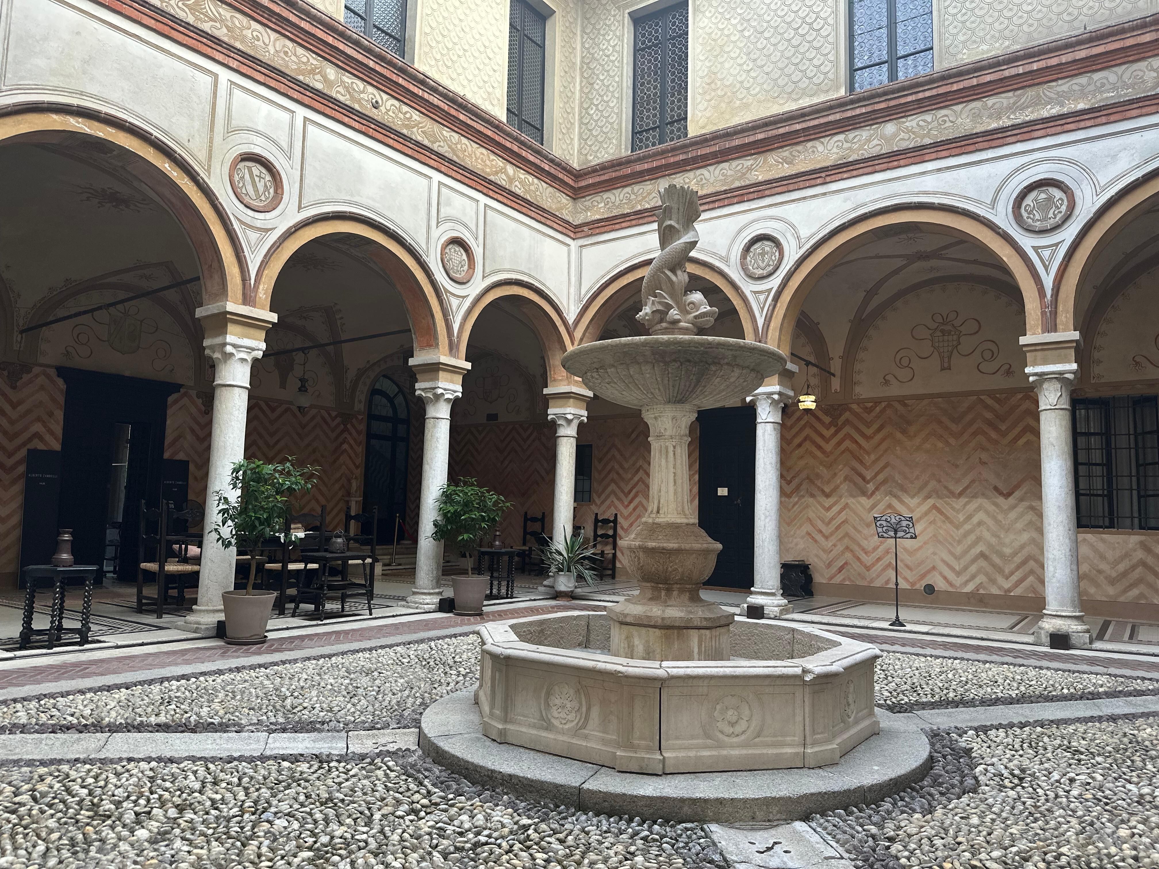 The courtyard where we had drinks