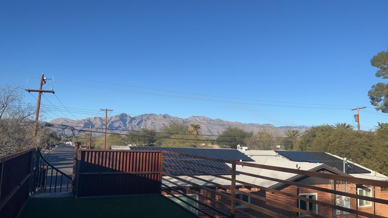 great mountain view’s on the sun deck.  