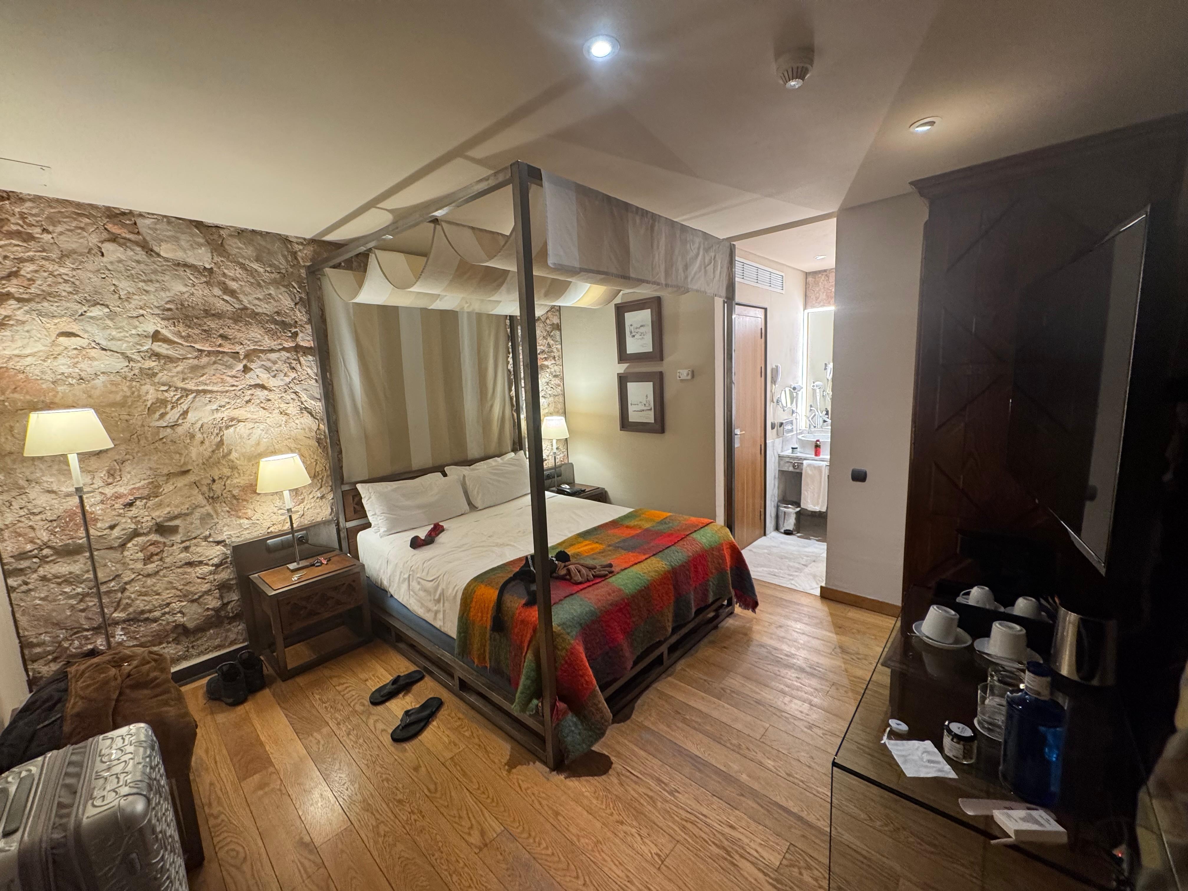 Our room inside the tower 