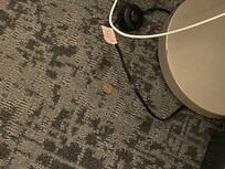 Abraham Lincoln, the penny, greeted us when we checked in & out.