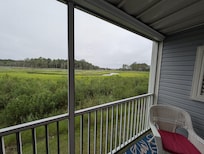 View from the screened in porch