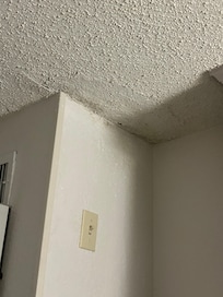 Leak from roof causing havoc to ceiling.