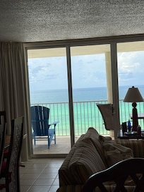 Breathtaking views from
The living area and the kitchen