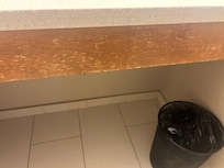 Wood finish coming off