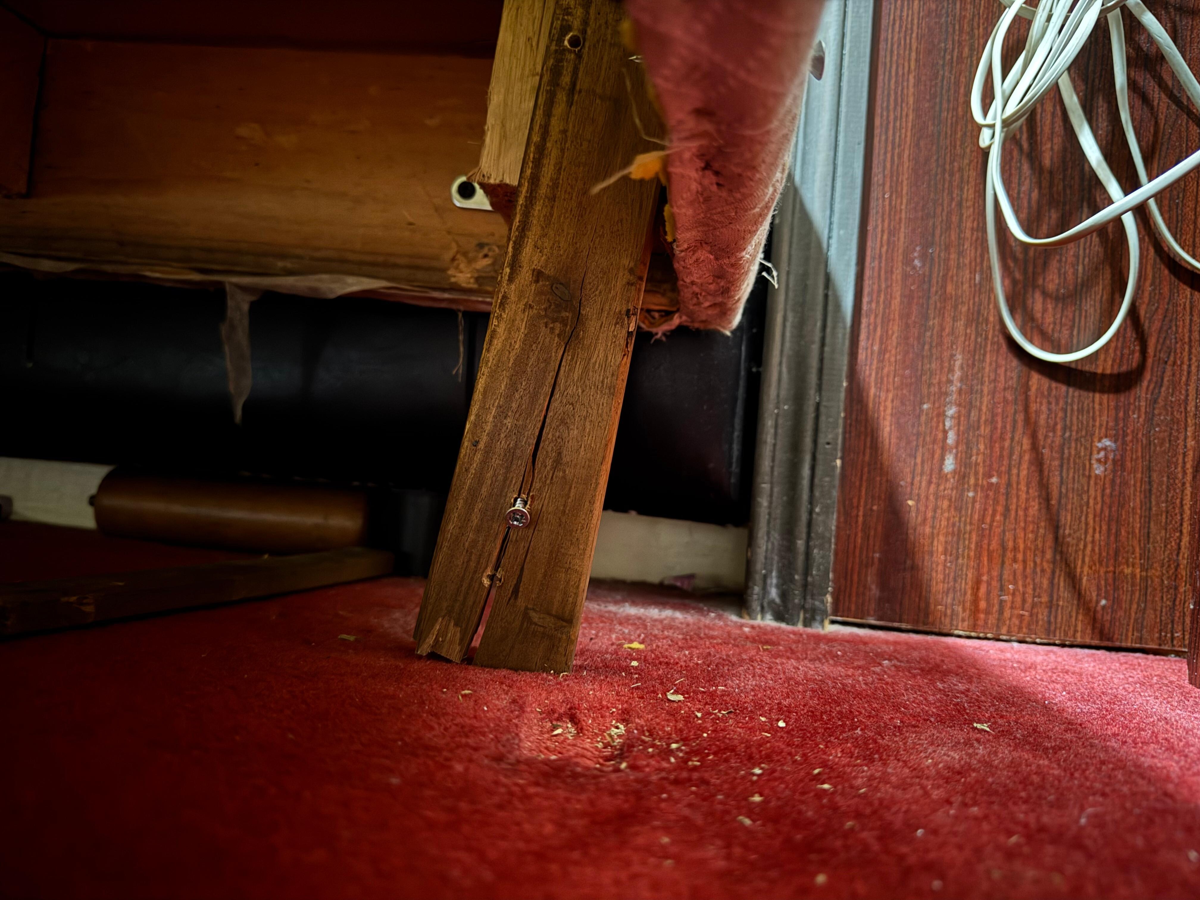 Le fameux pied de lit…..