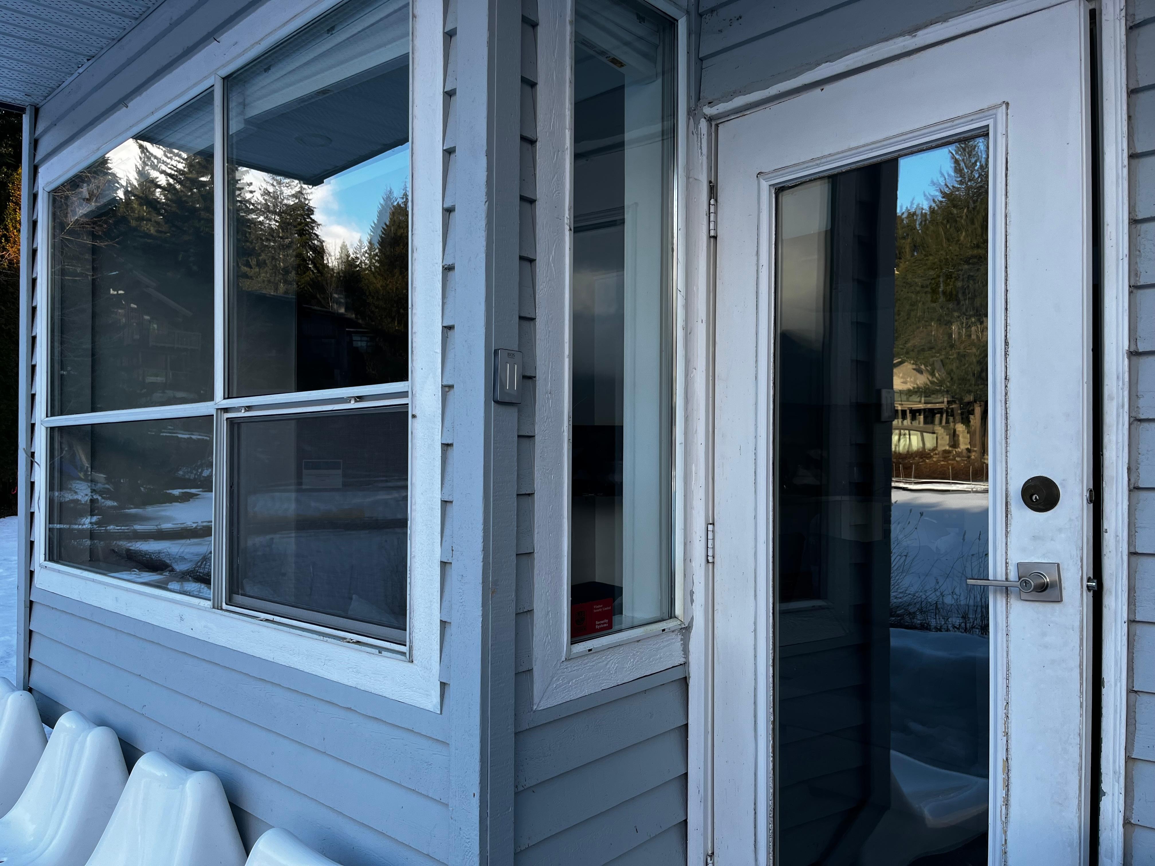 Looking back at apartment 