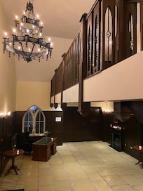 Inside the chapel like building
