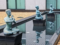 Statues at Hyatt Regency's Thai Garden