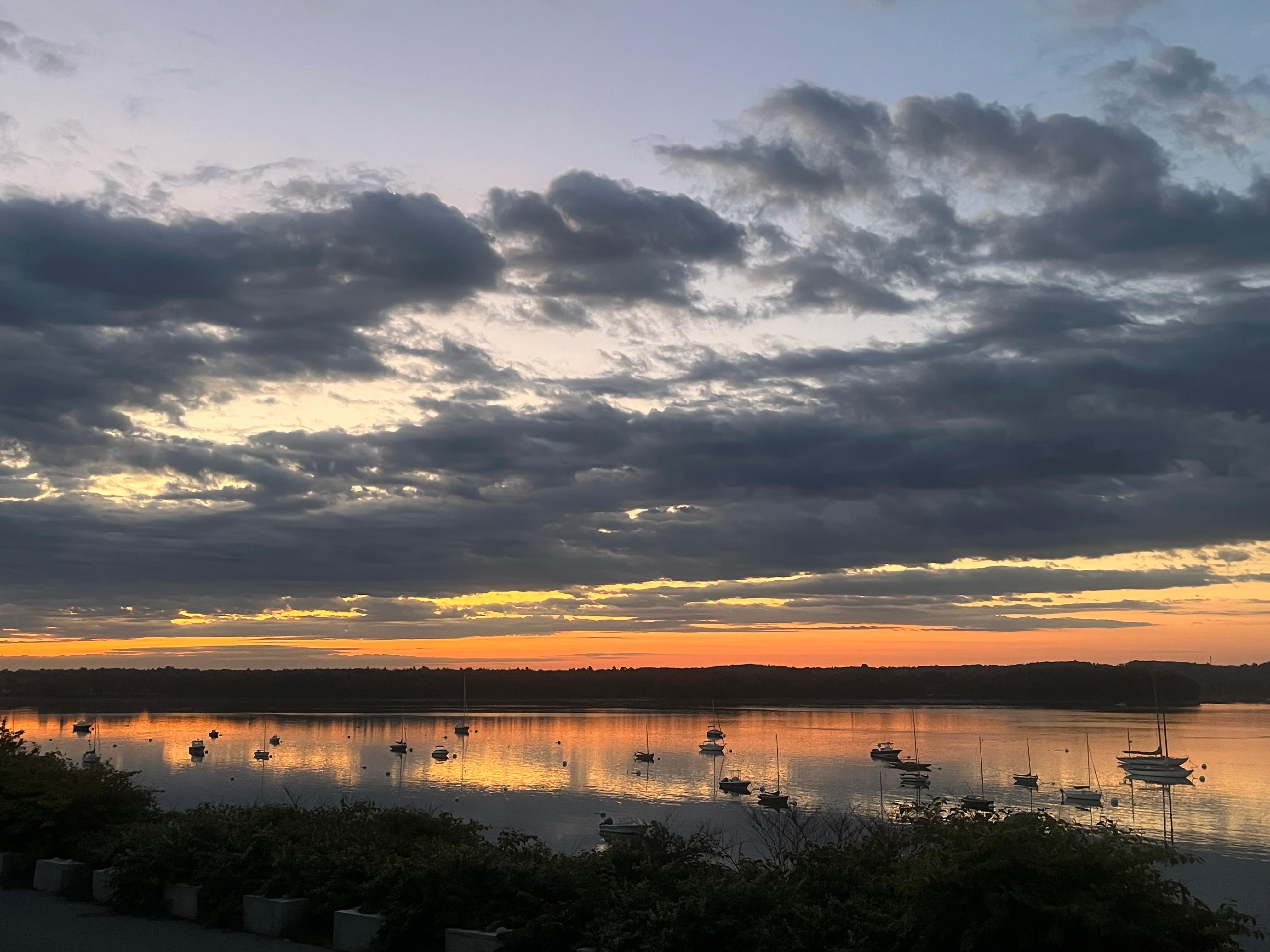 Beautiful Sunrises out the deck