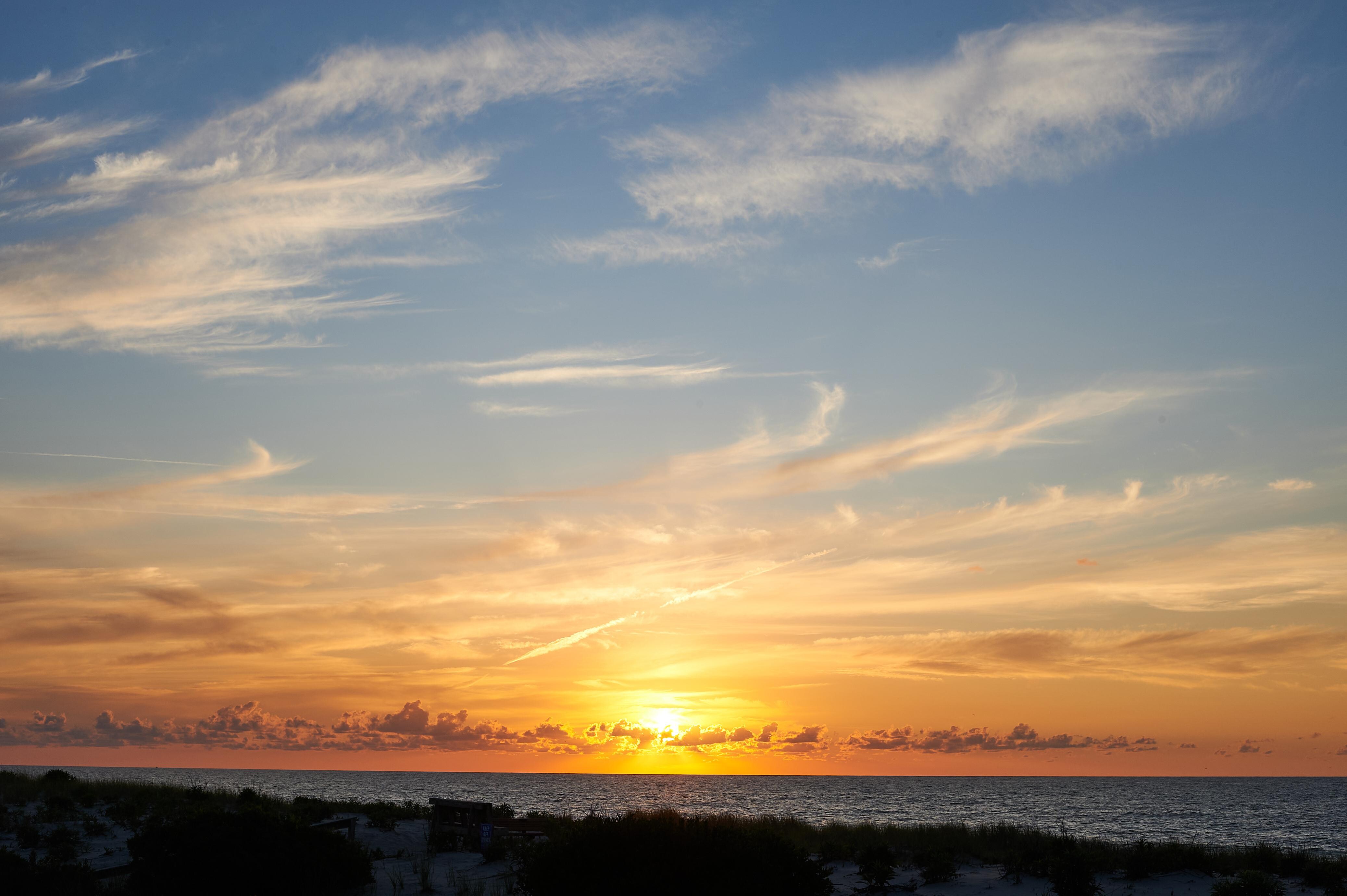 Morning sunrise from the deck... coffee in hand