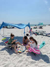 Beach necessities provided