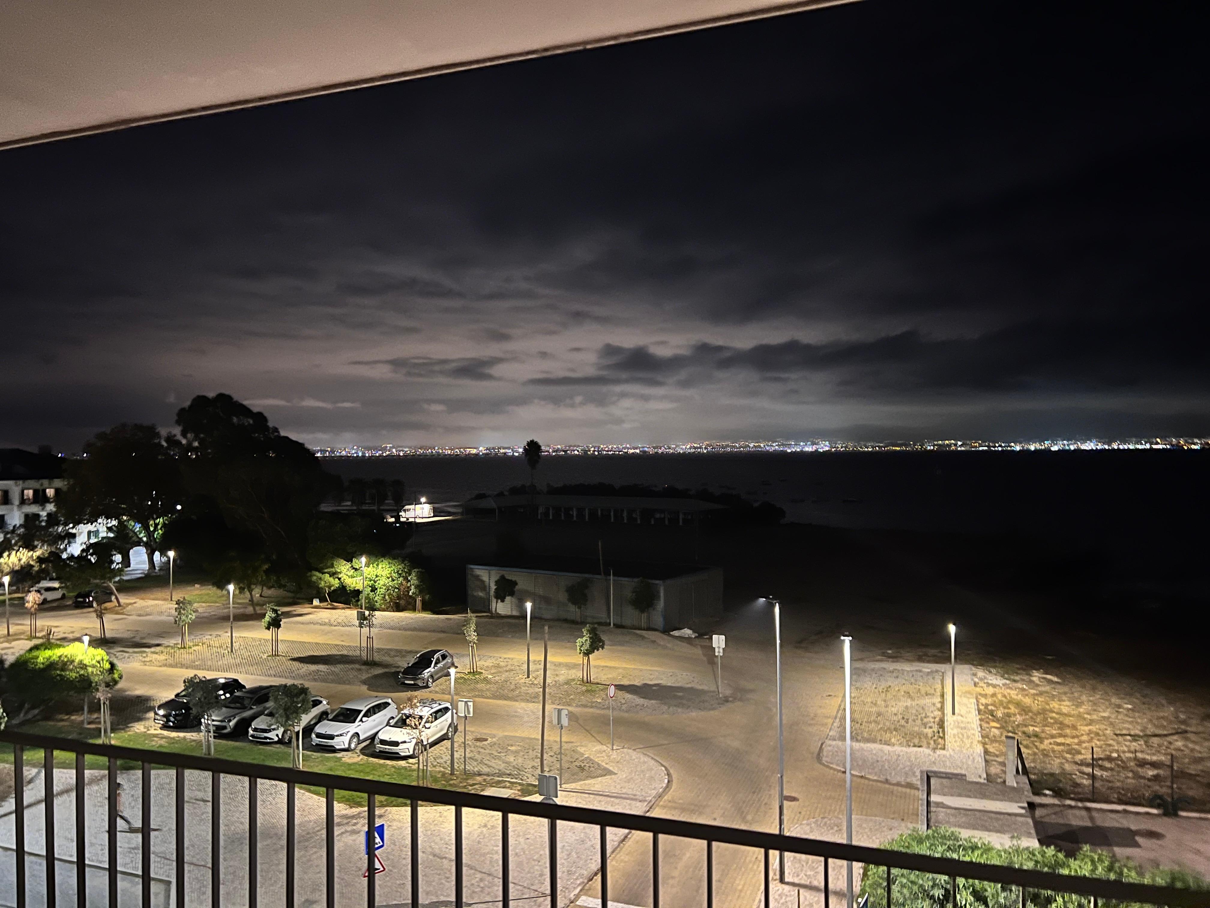 Blick vom Balkon auf den Tejo