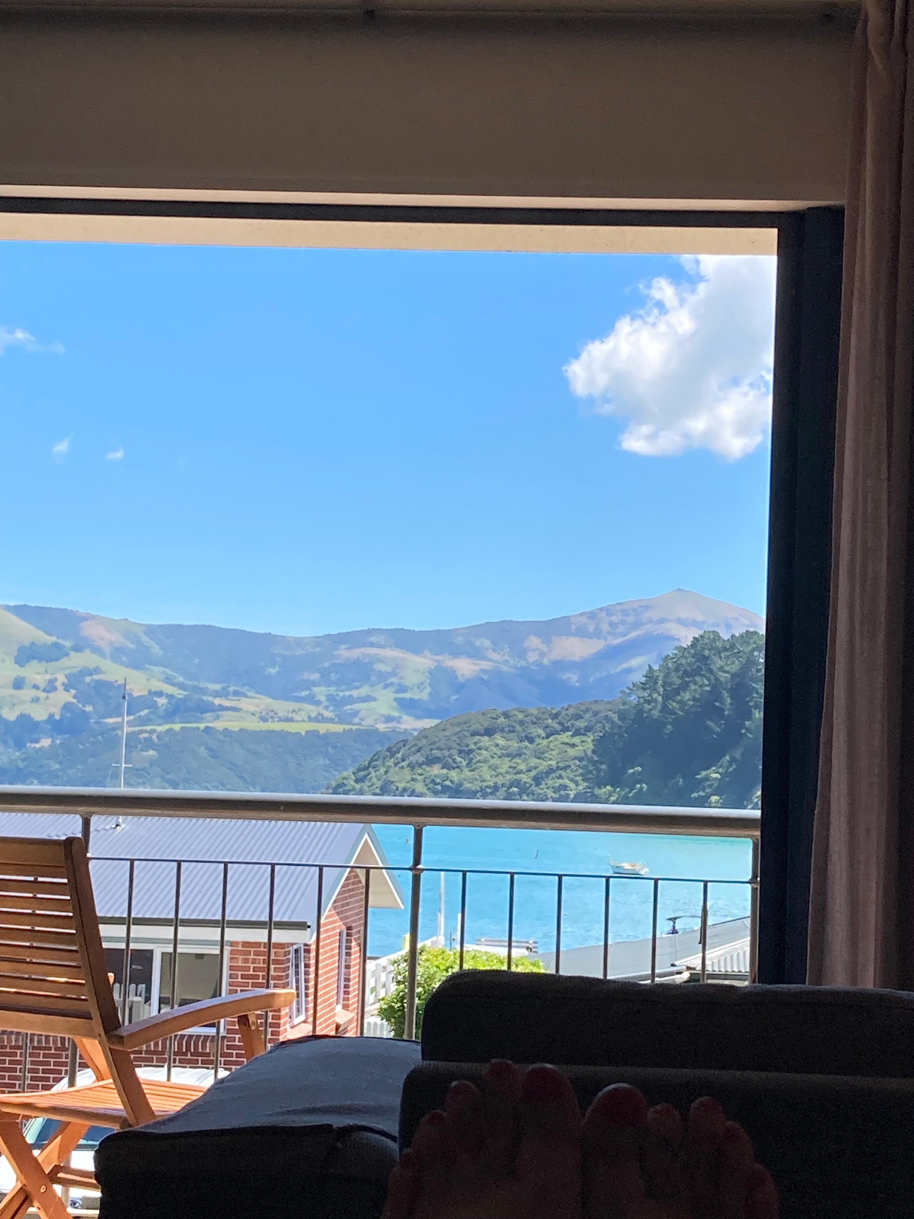 From bed in the morning 