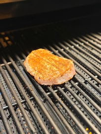 Cooking on the Viking grill