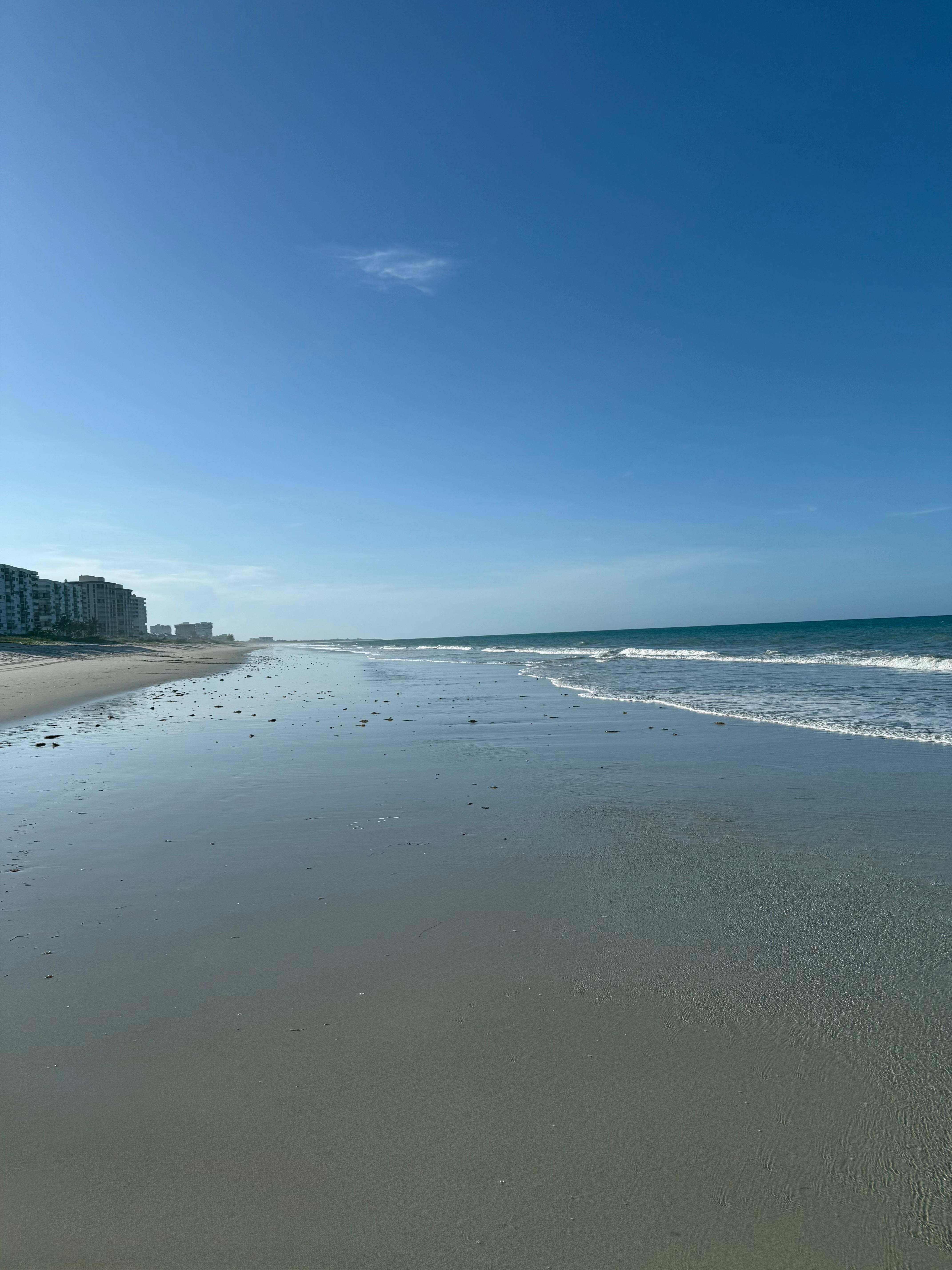 Evening walk on the beach