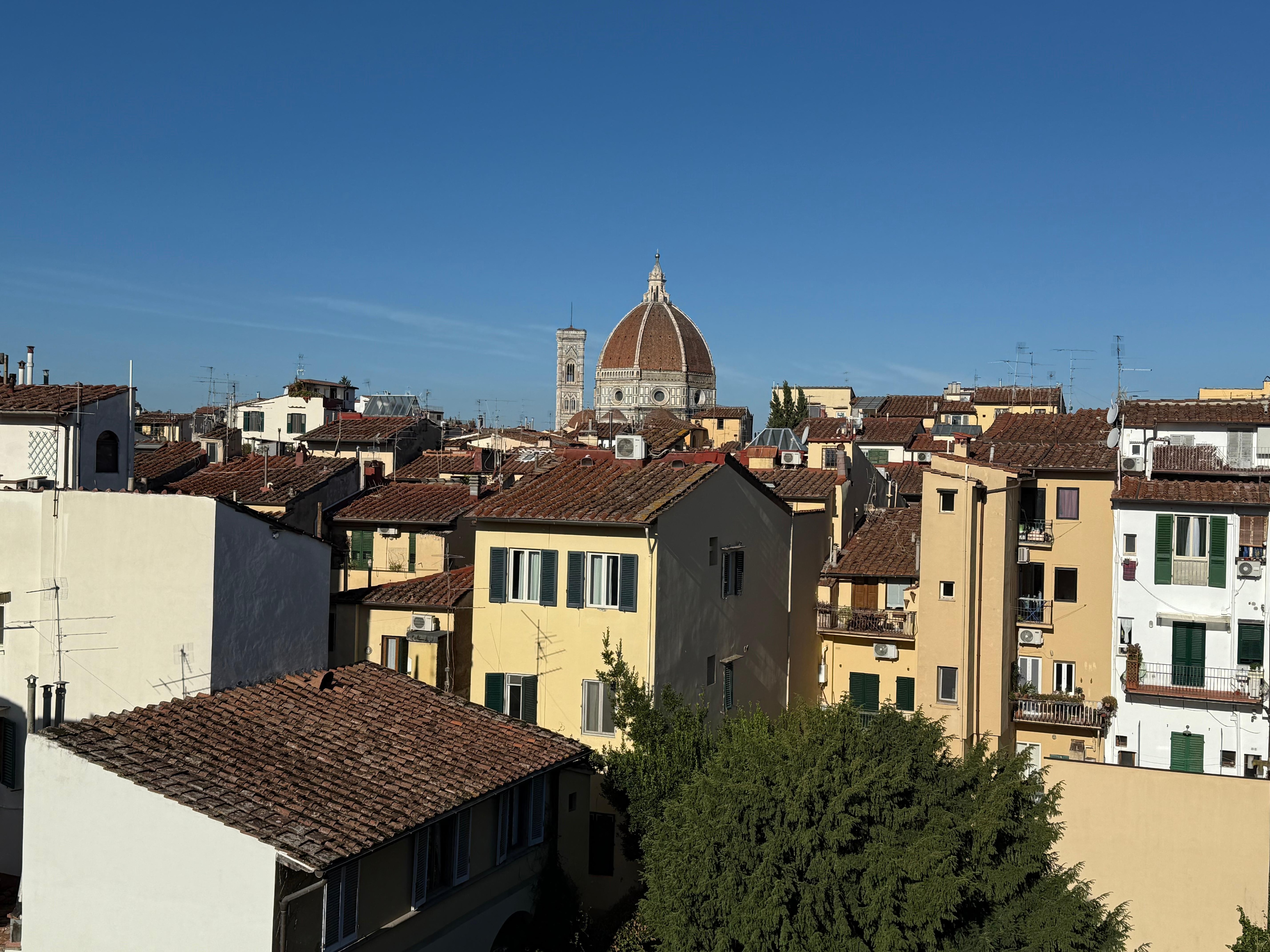 The photo makes the Duomo look farther away then it really is… we spent a lot of time on this amazing deck!