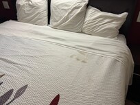 Stains on comforter