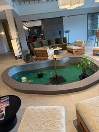 The lobby was so homey and cute!