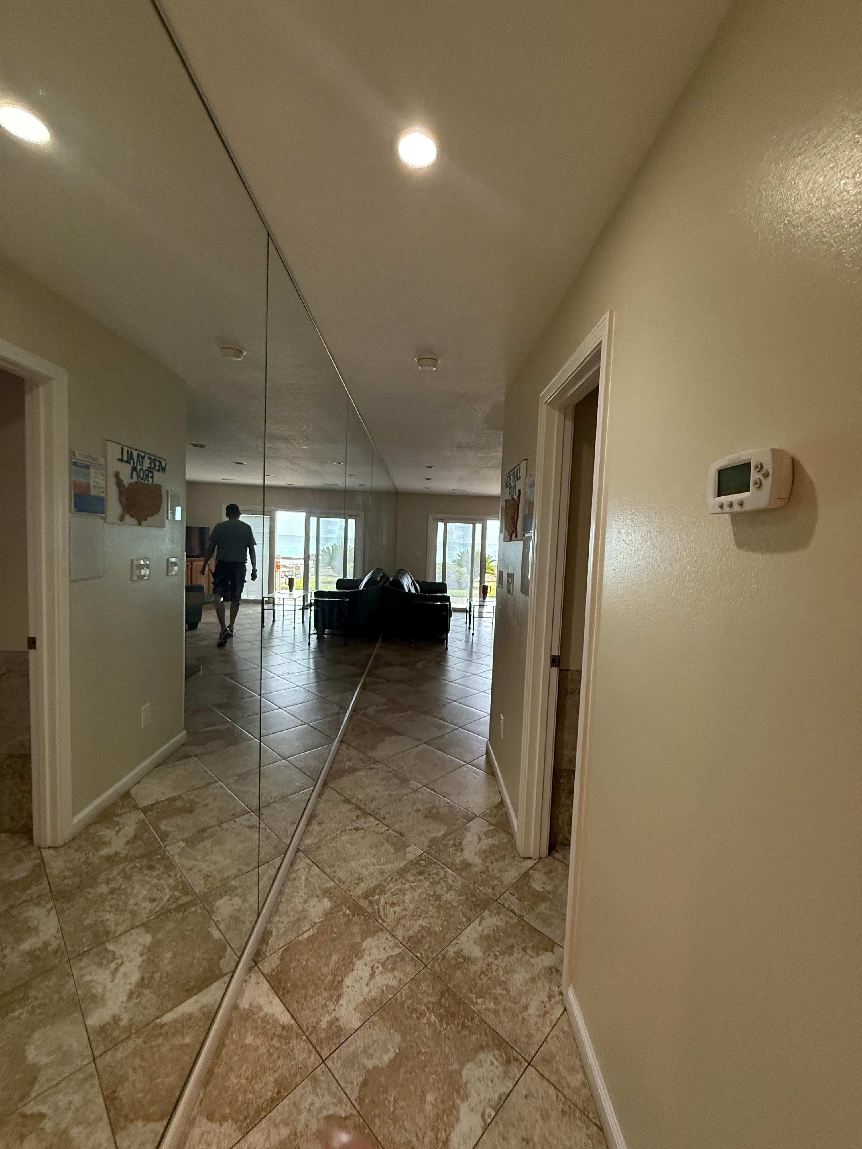 Wall of mirrors 