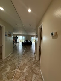 Wall of mirrors