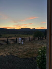 Outside after the wedding