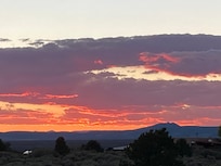 Sunset from our house