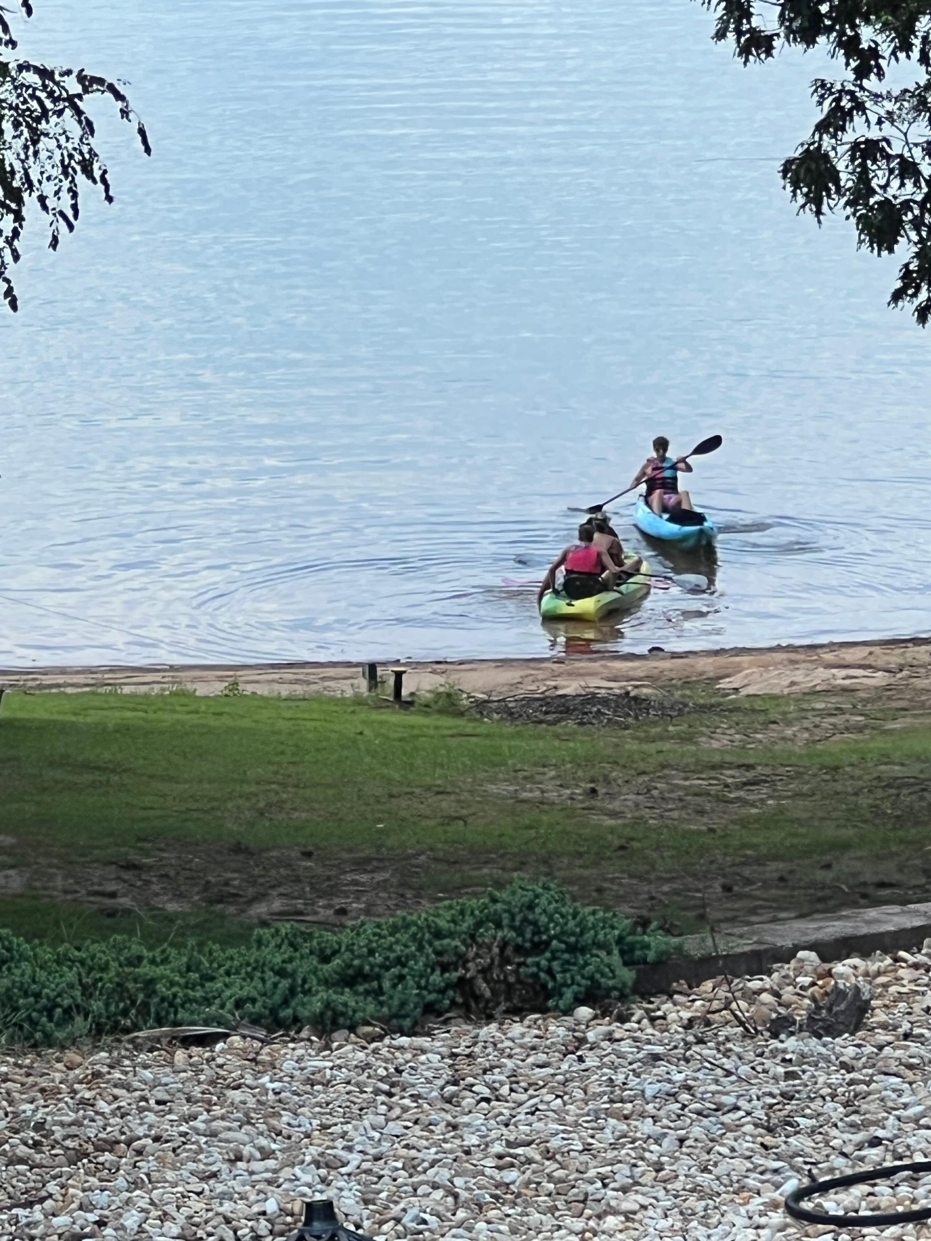 Kayaking with cousins
