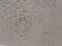 Water marked ceiling