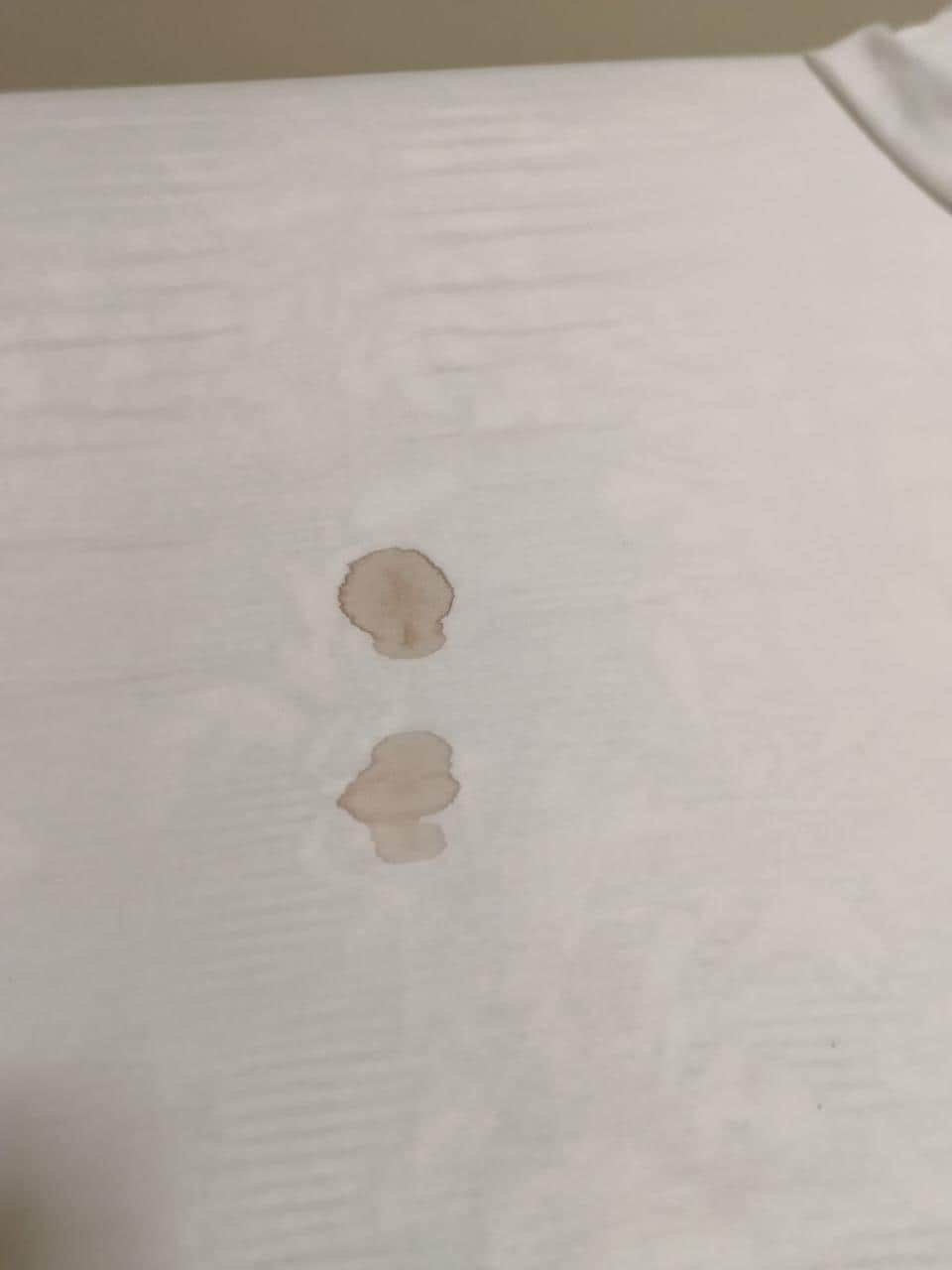 Sujo de sangue de menstruação 