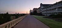 View down the beachaside path
