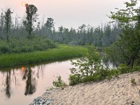 Great view…in spite of Canadian wildfire haze.
