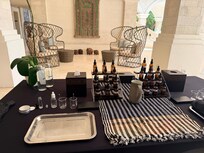 I had a great time making 3 different signature aromatherapy oil blends.