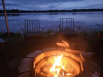 Evening fireside
