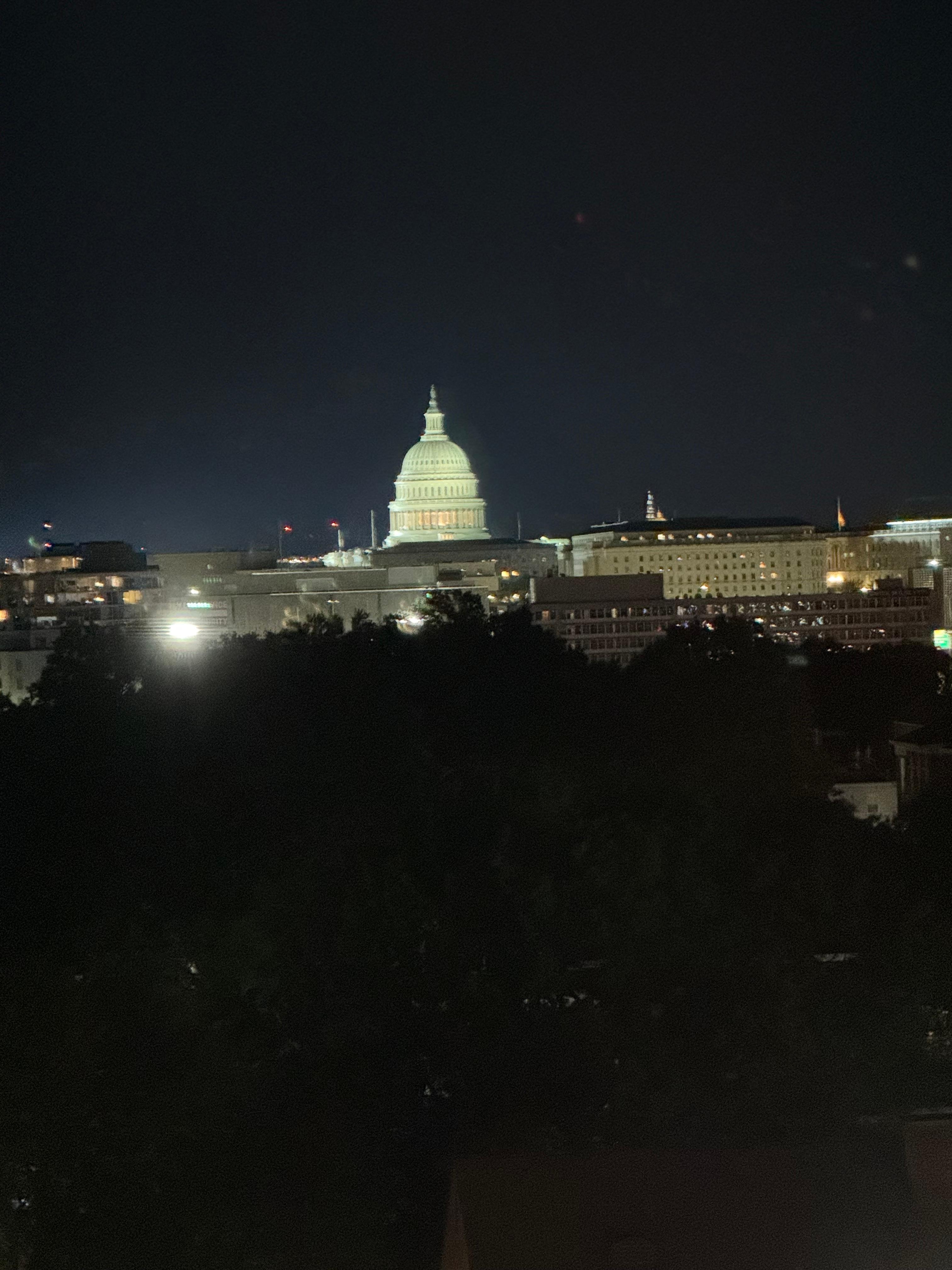 Beautiful view of the Capitol!