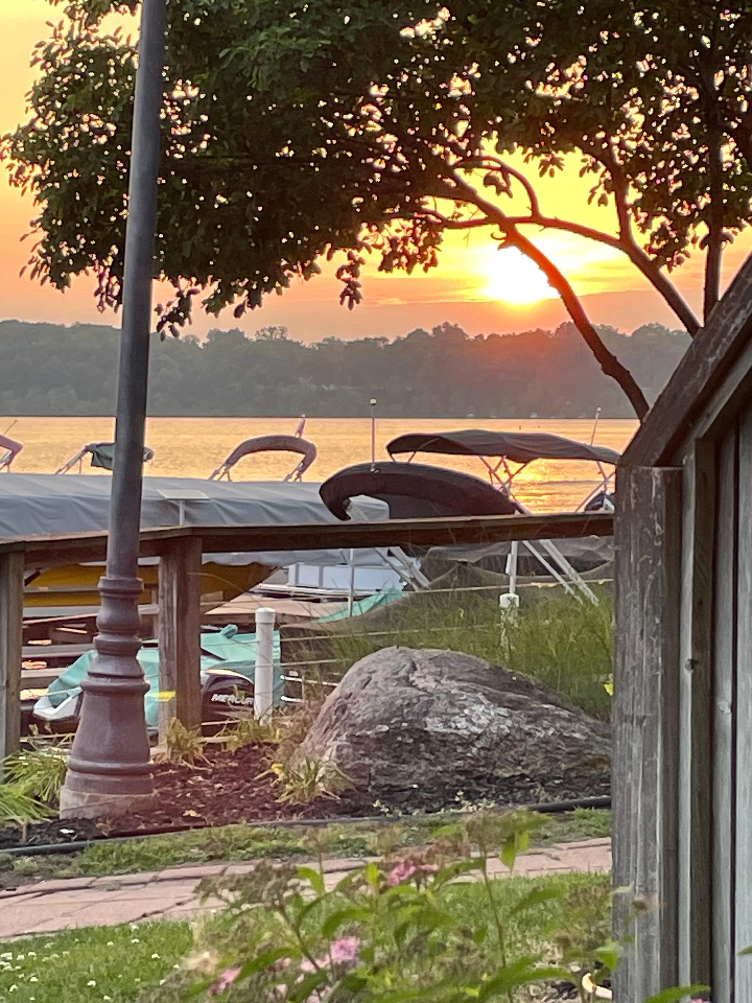 Sunset from our room