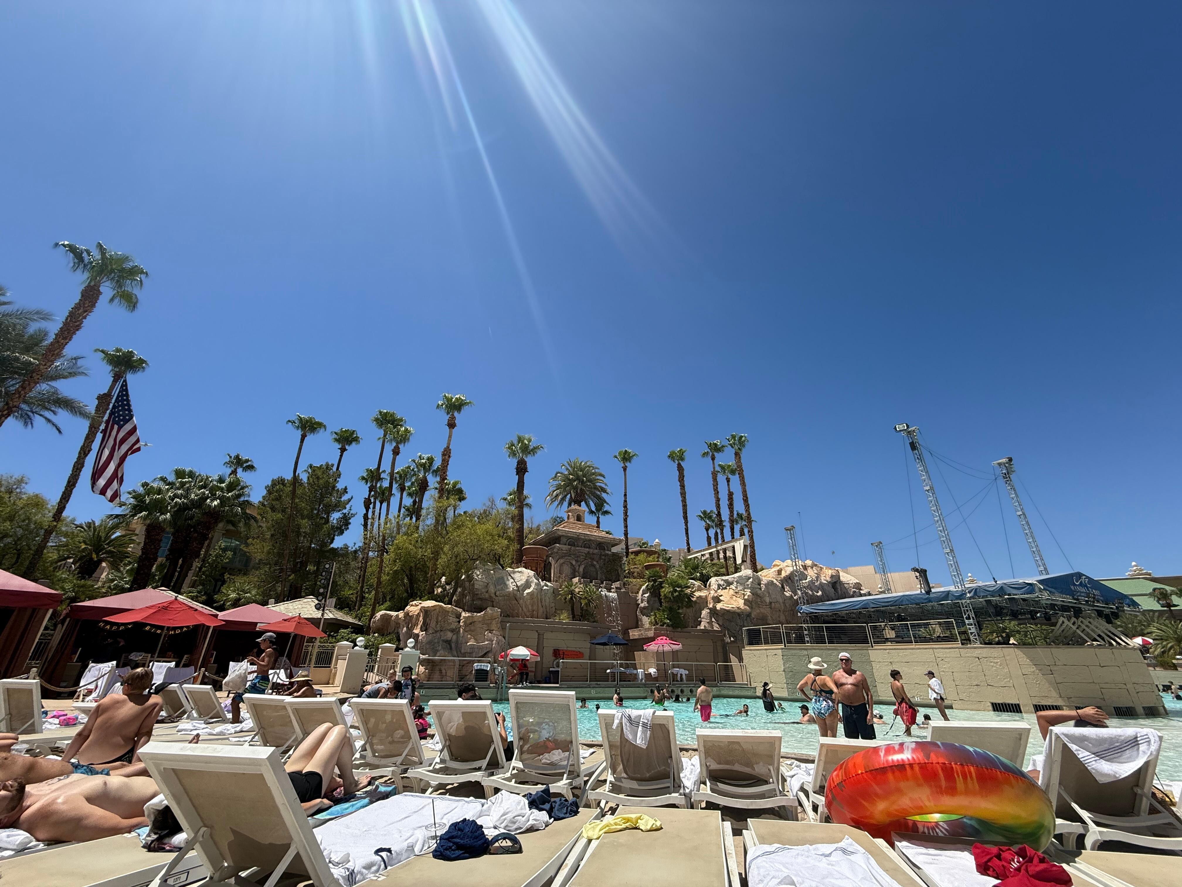 Pool area 