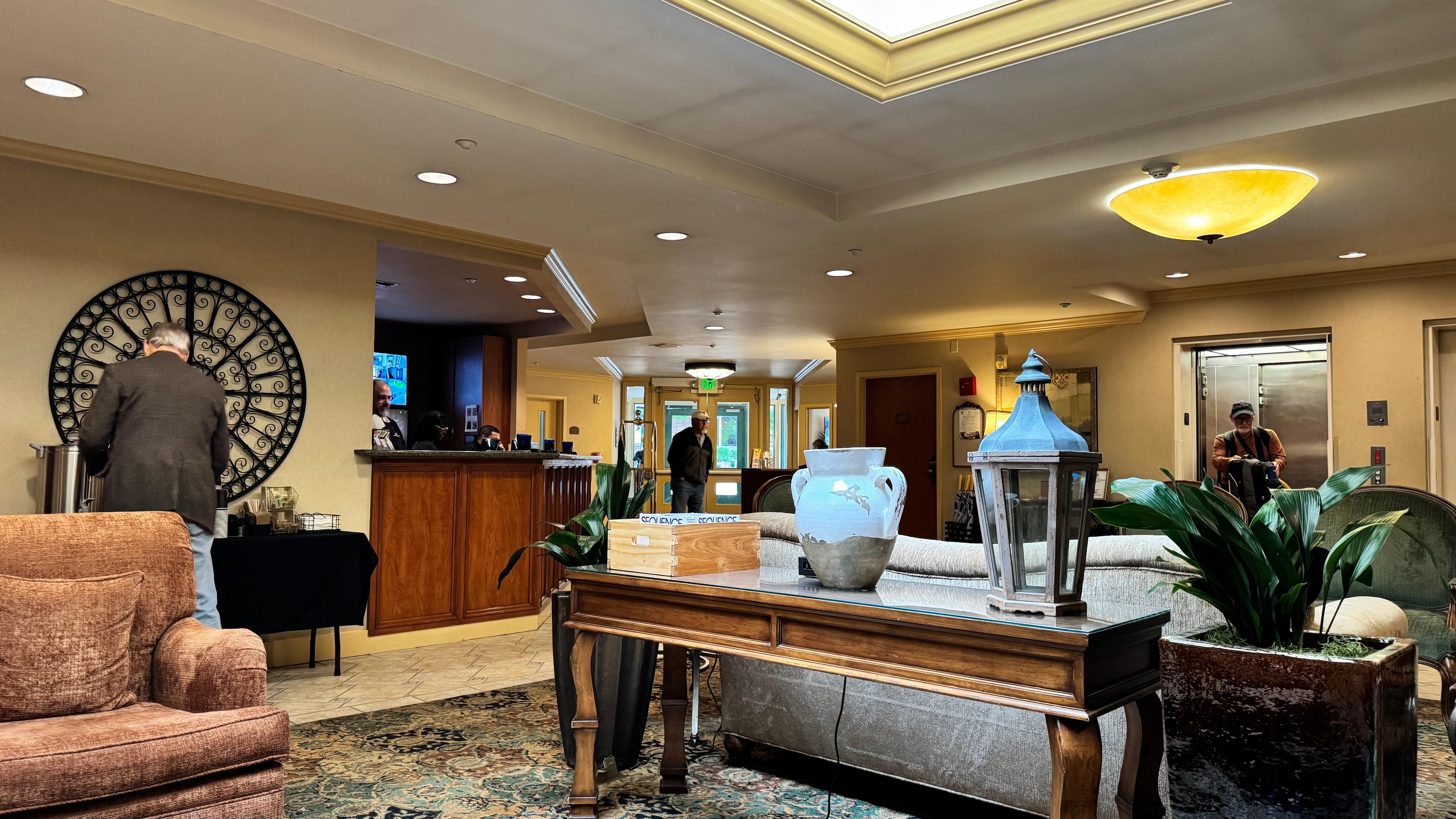 Front lobby