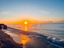 Sunrise from the beach