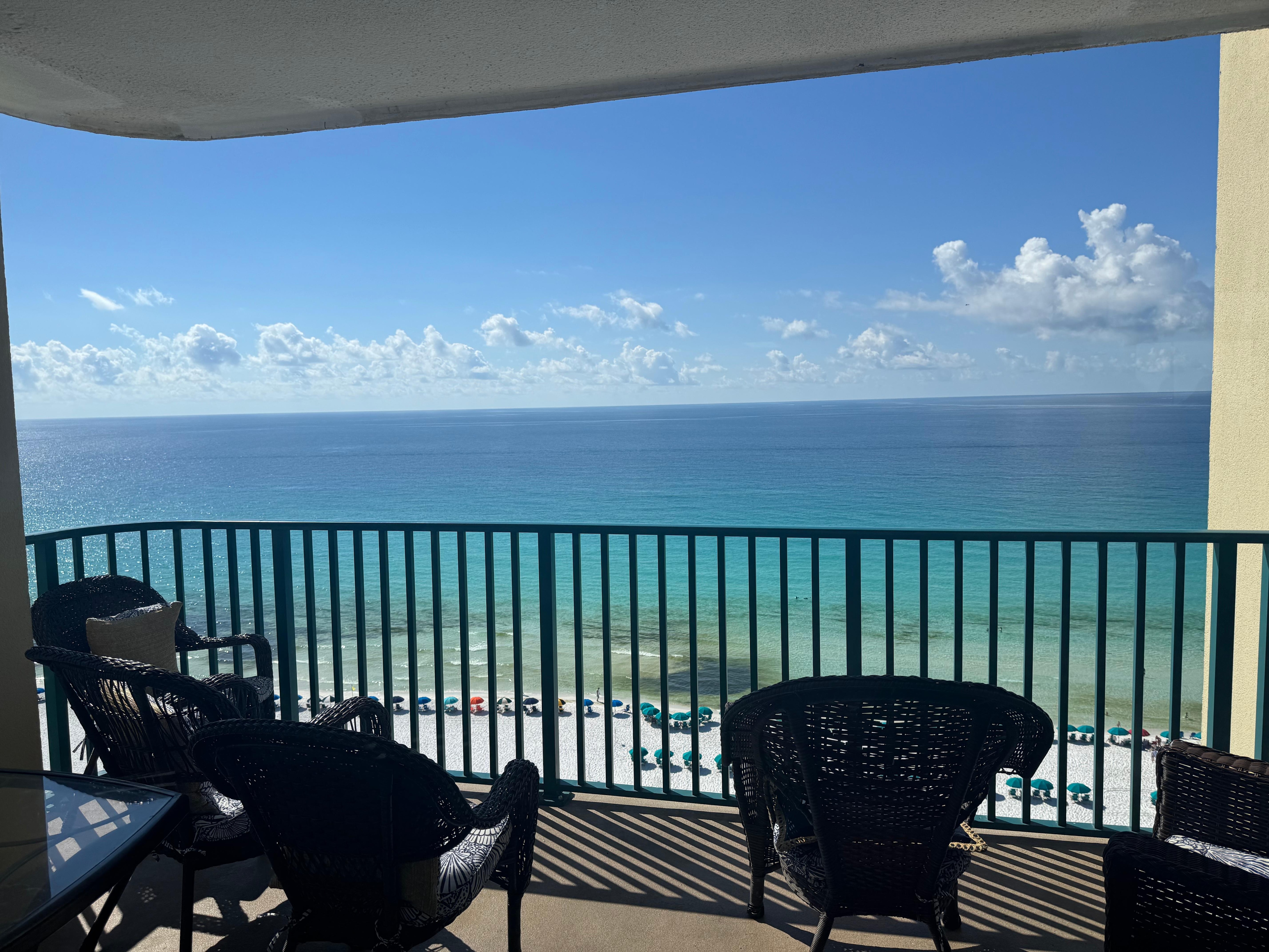 View from the balcony