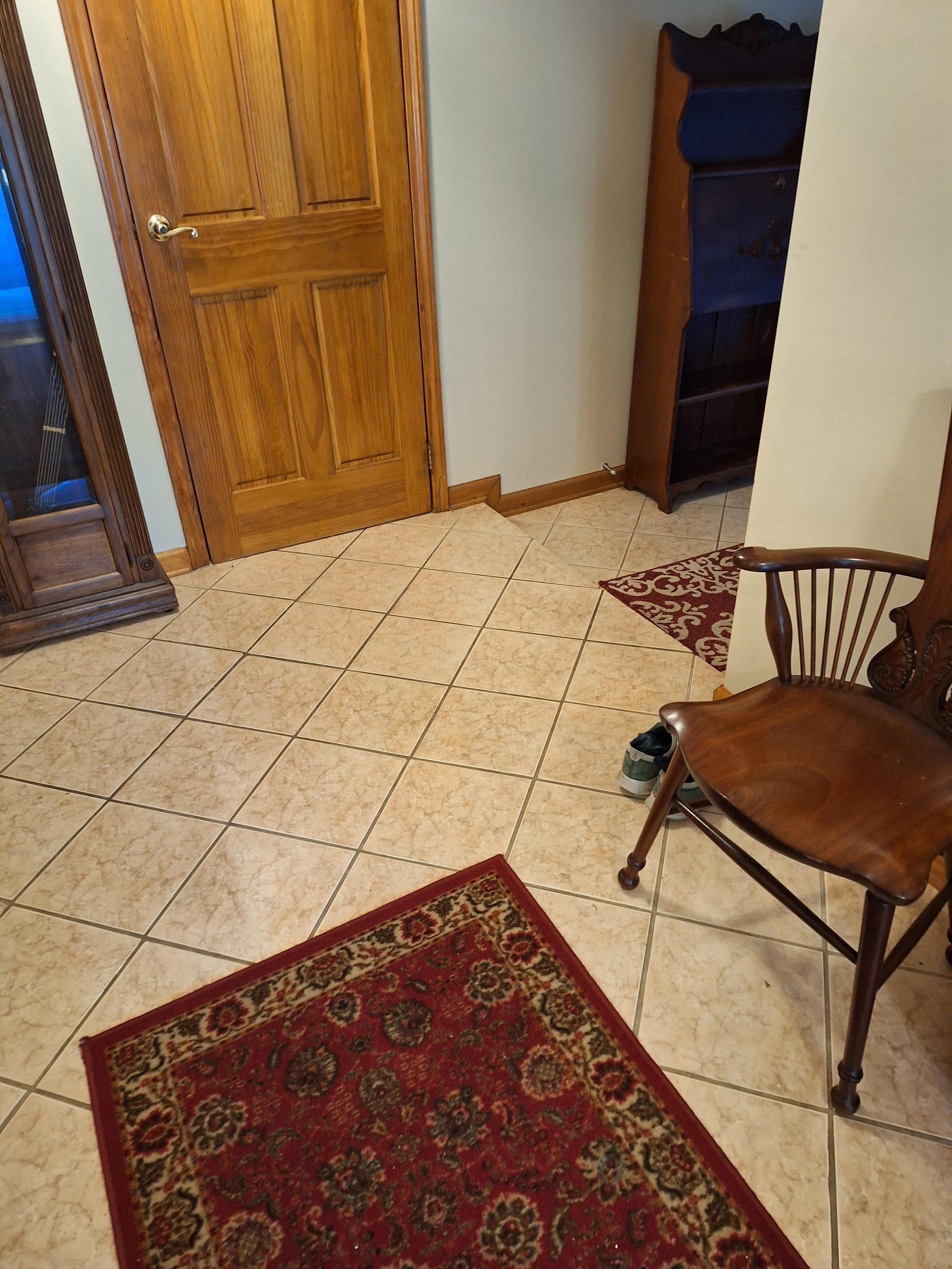 Unmarked transition from different angle