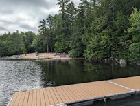 View of the kids camp from the dock