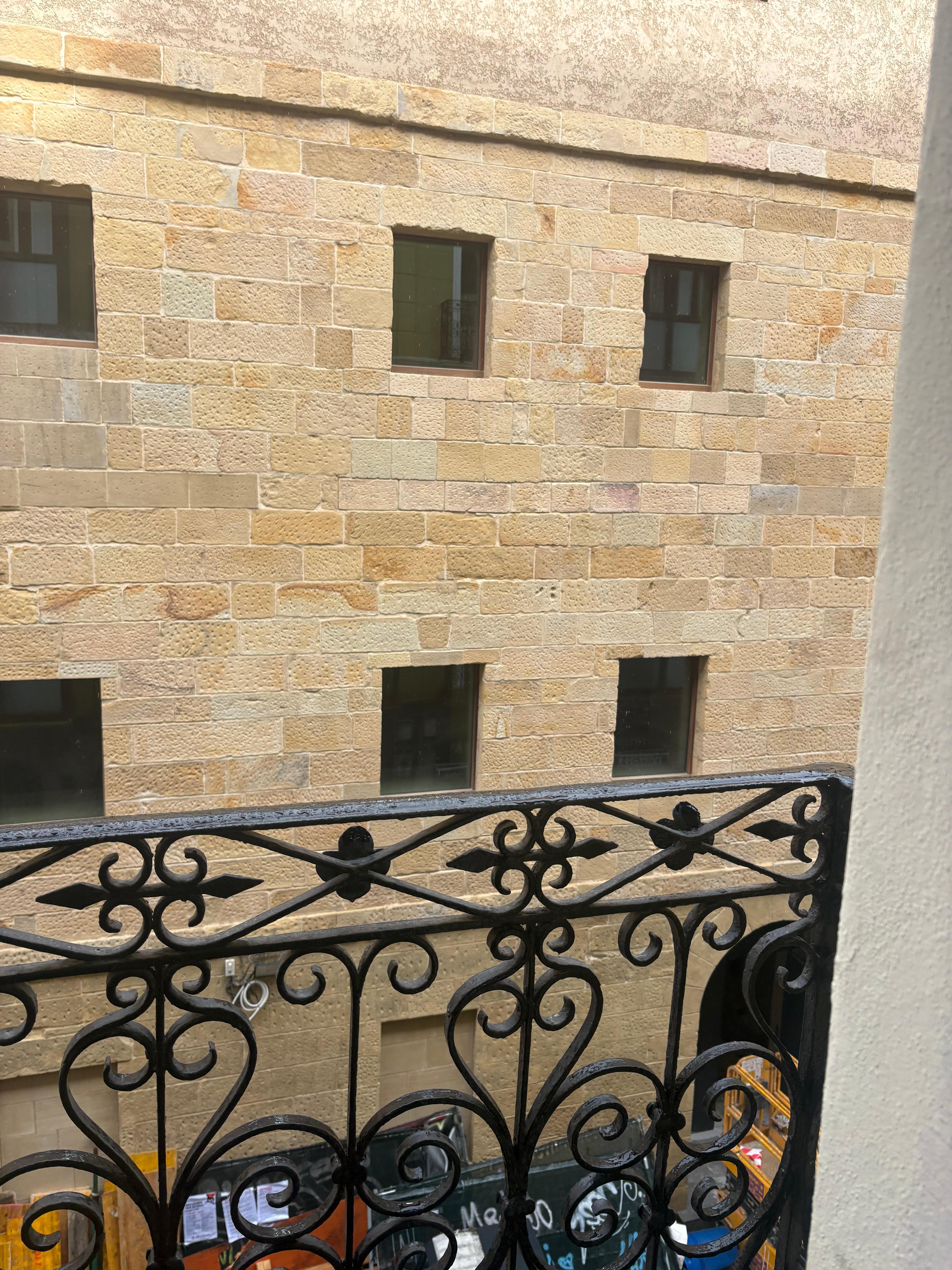 My room had a small balcony 