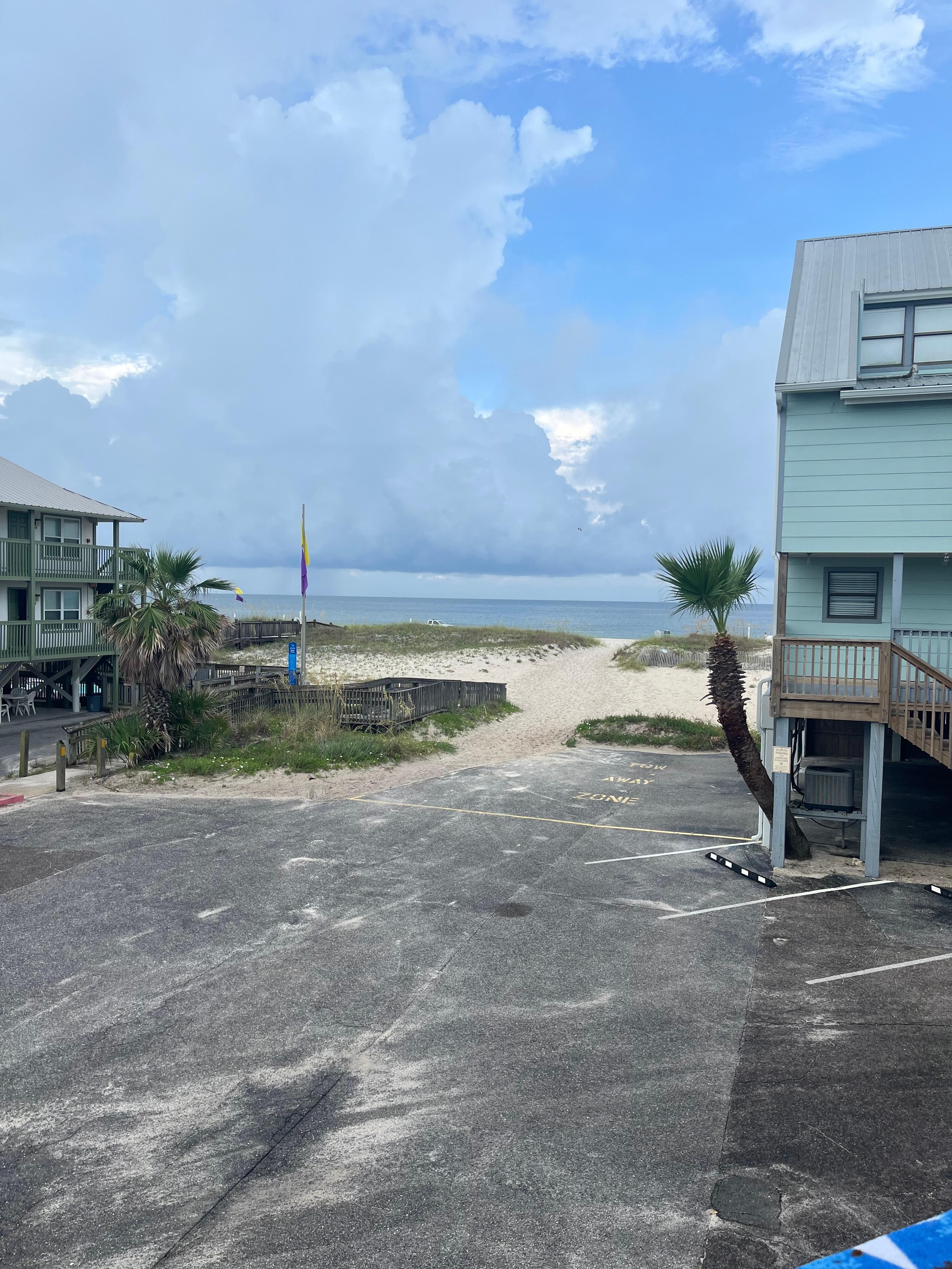 View from our balcony 