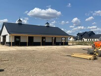 We’re building this Horse Barn for a customer in the area