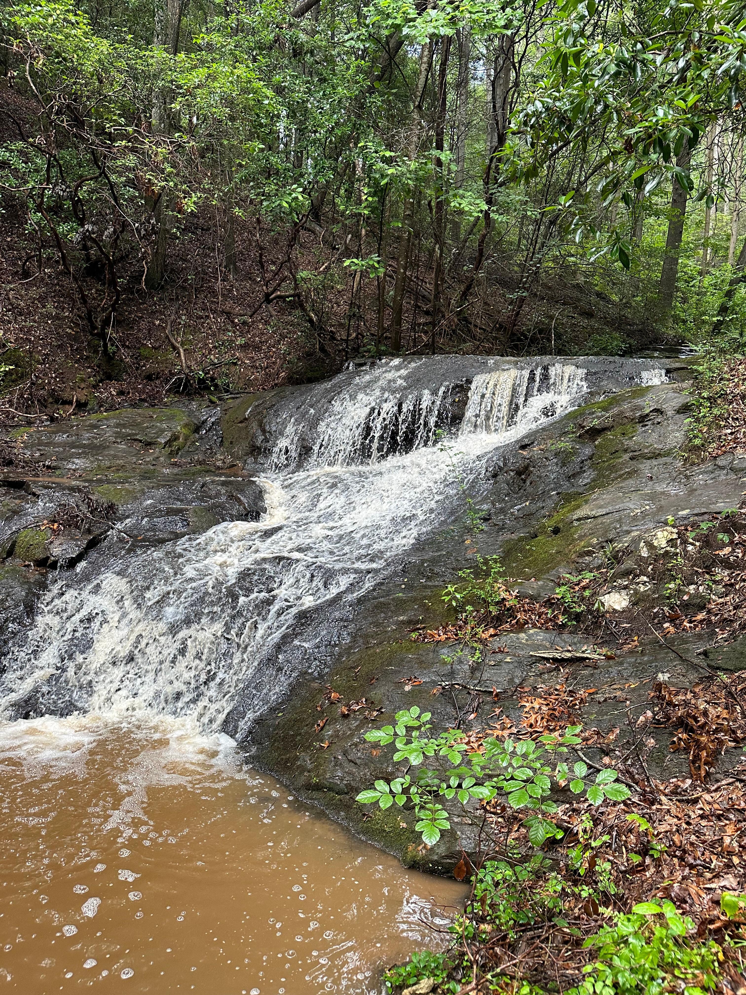 The falls on the property. So nice to sit out and listen to it