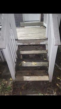 Unstable and not safe steps.