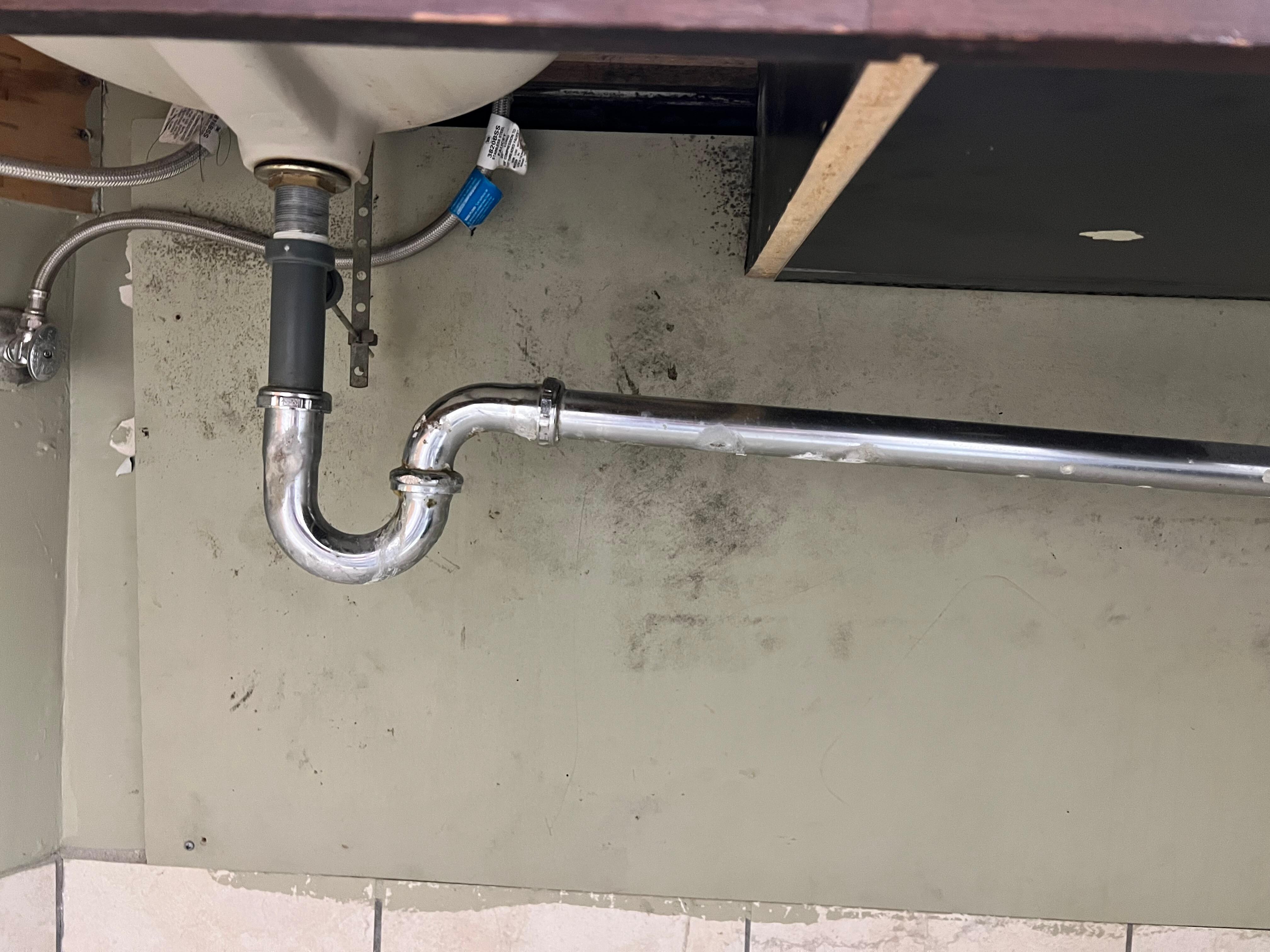 This was under the bathroom sink.