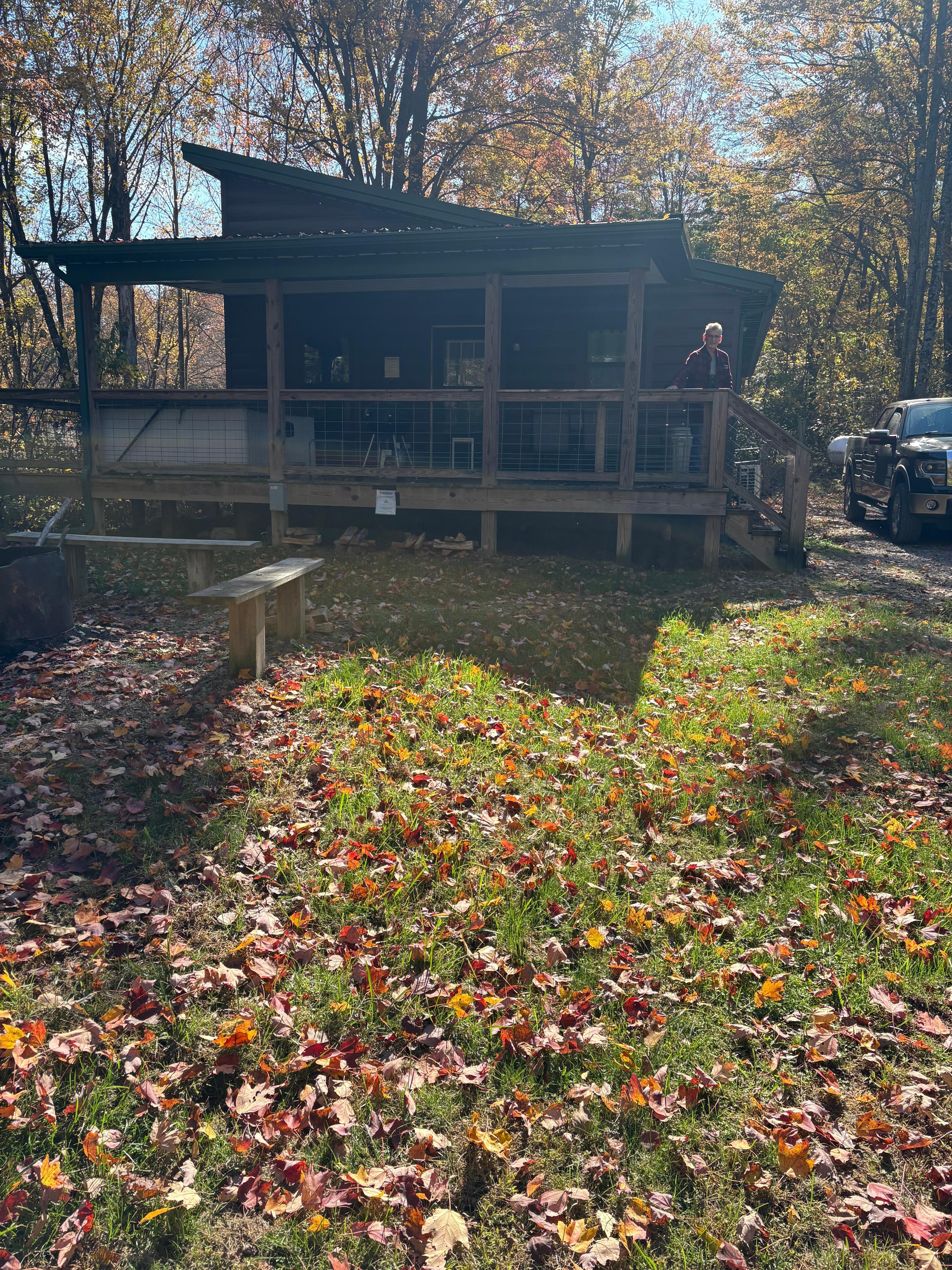 Nicely built cabin. All knotty pine walls and ceilings 
